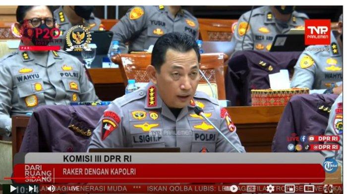 kapolri rdp dengan komisi 3 dpr ri