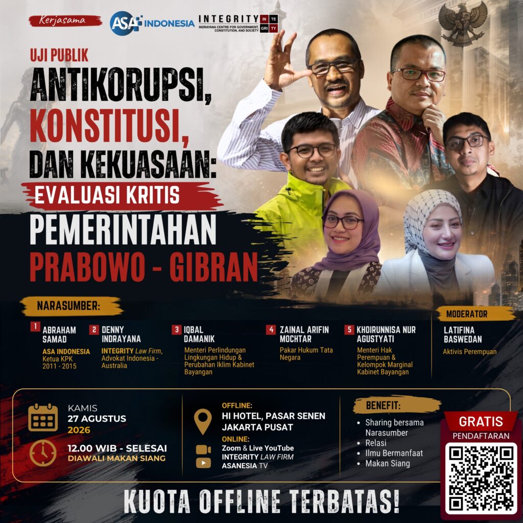 Uji Publik Kabinet Bayangan, Bedah Pemberantasan Korupsi dan Nasib Konstitusi di Era Prabowo-Gibran whatsapp image 2026 08 22 at 11.36.26 (1)