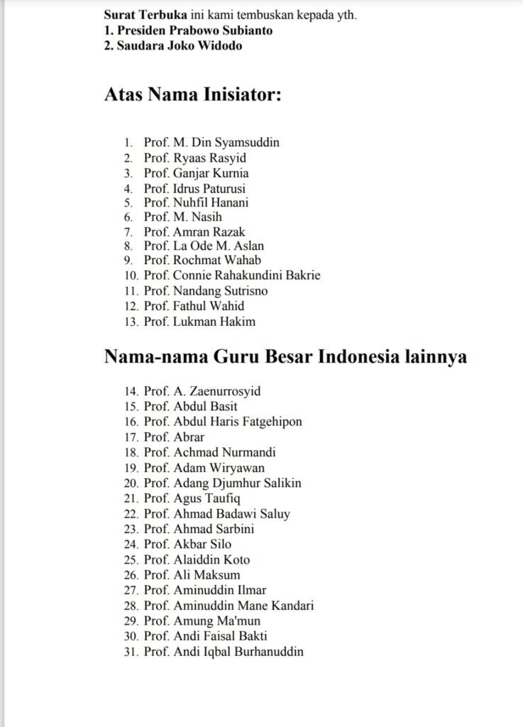 150 Guru Besar Kirim Surat Terbuka: Desak Gibran Mundur dari Wapres Demi Marwah Konstitusi whatsapp image 2026 10 21 at 13.28.33